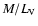 $M/L_{\rm V}$