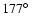 $177\hbox{$^\circ$ }$