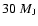 $30~M_{\rm J}$