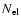 $ N_{\rm el}$