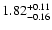 $\rm 1.82^{+0.11}_{-0.16}$