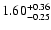 $\rm 1.60^{+0.36}_{-0.25}$