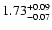 $\rm 1.73^{+0.09}_{-0.07}$