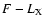 $F-L_{\rm X}$
