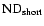 $\mbox{ND}_{\rm short}$
