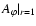 $A_{\varphi }\vert _{r=1}$