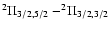 $^2\Pi_{3/2,5/2}-^2\!\Pi_{3/2,3/2}$