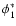 $\phi^*_1$