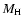 $M_{{\rm H}}$