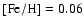 $\rm [Fe/H]=0.06$