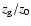 $z_{\rm g}/z_{\rm0}$