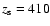 $z_{\rm s}=410$