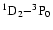 $^1{\rm D}_2{-}^3{\rm P}_0$