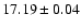 $17.19 \pm 0.04$