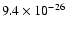 $9.4\times 10^{-26}$
