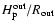 $H_{\rm p}^{\rm out}/R_{\rm out}$