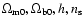 $\Omega_{\rm m0},\Omega_{\rm b0},h,n_{\rm s}$