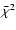 $\bar\chi^2$