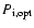$P_{\rm i,opt}$