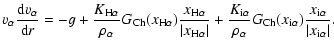 $\displaystyle {{v}}_{\alpha}\frac{{\rm d}{{v}}_{\alpha}}{{\rm d}r}= -g+
\frac{{...
...({x}_{{\rm i}\alpha})\frac{{x}_{{\rm i}\alpha}}{\vert{x}_{{\rm i}\alpha}\vert}.$