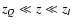 $z_Q \ll z \ll z_I$
