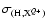 $\sigma_{({\rm H}, {\rm X}^{Q+})}$