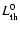 $L_{\rm th}^0$
