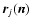 ${\vec r}_j({\vec n})$