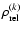 $\rho_{\rm rel}^{(k)}$