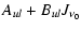 $\displaystyle A_{ul} + B_{ul} J_{\nu_0}$