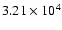 $3.21\times 10^4$