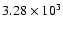 $3.28\times 10^3$