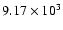 $9.17\times 10^3$