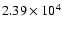 $2.39\times 10^4$