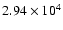 $2.94\times 10^4$