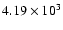 $4.19\times 10^3$