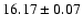 $16.17\pm0.07$