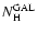 $N_{\rm H}^{\rm GAL}$