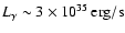 $L_\gamma \sim 3 \times 10^{35} \ \rm erg/s$