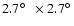 $2.7\hbox {$^\circ $ }\ \times 2.7\hbox {$^\circ $ }$