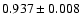 $0.937 \pm 0.008$