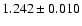 $1.242 \pm 0.010$