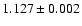 $1.127 \pm 0.002$