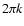 $2\pi k$