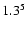 $\rm 1.3^{5}$