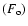 $(F_{\rm o})$