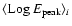 $\langle {\rm Log}~ E_{\rm peak}\rangle_i$
