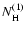 $N_{\rm H}^{(1)}$