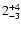 $\rm 2^{+4}_{-3}$