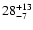 $\rm 28^{+13}_{-7}$
